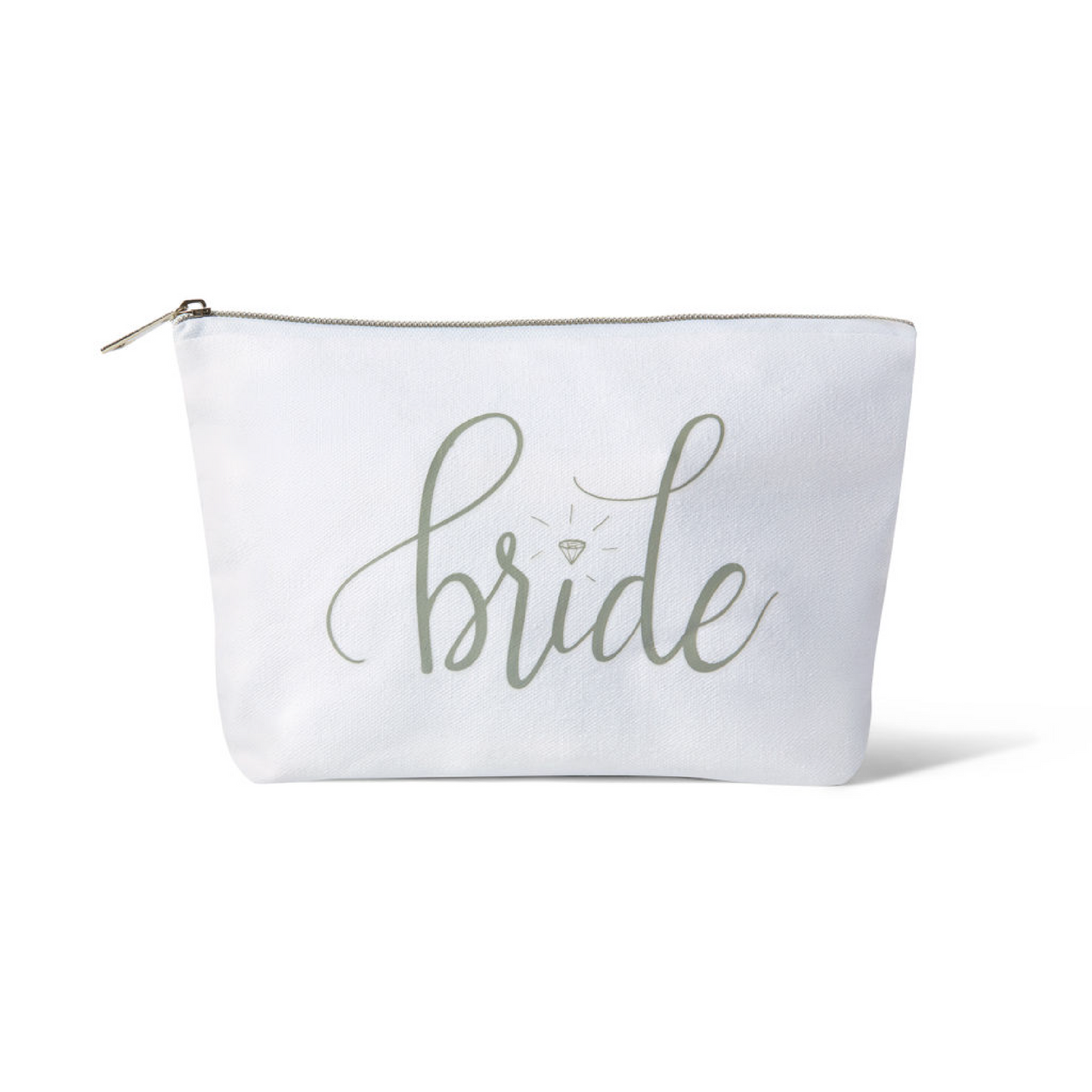 Bride Canvas Makeup Bag - Diamond Logo