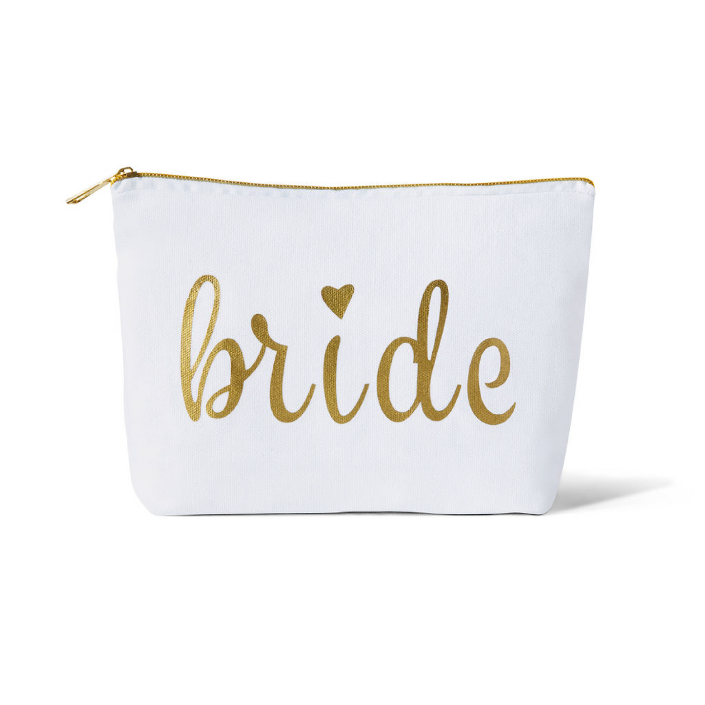 Bride Canvas Makeup Bag - Diamond Logo