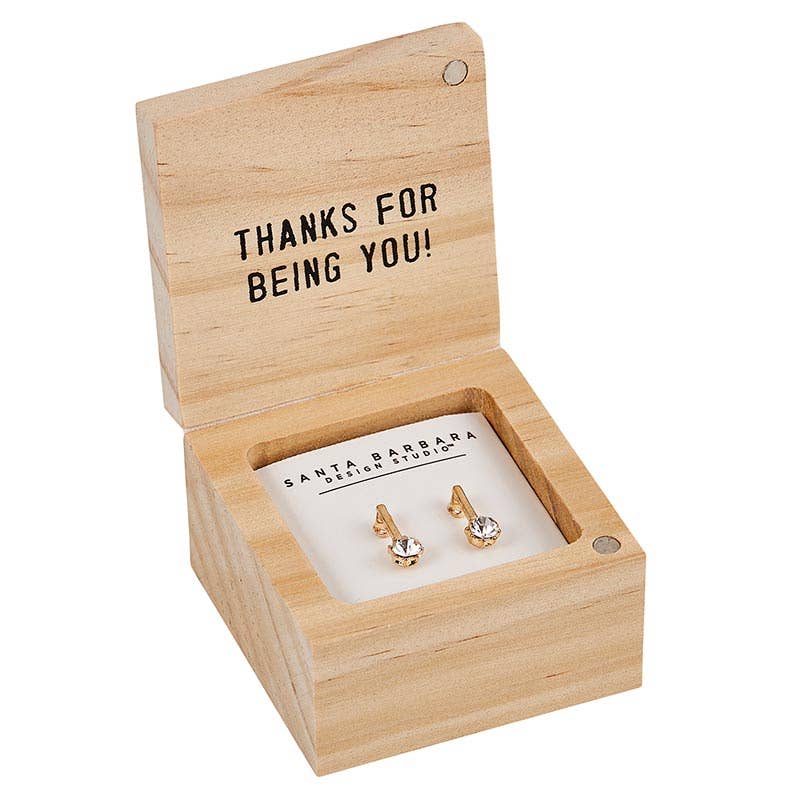 Treasure Box Earrings - You Are One in a Million