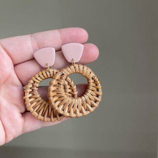 Woven earrings