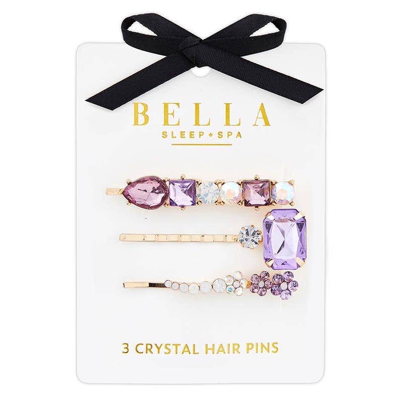 Crystal Hair Pins - Lavender Jewels